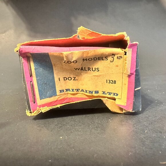 Britains Zoo Models Walrus Lot England - Picture 5 of 5